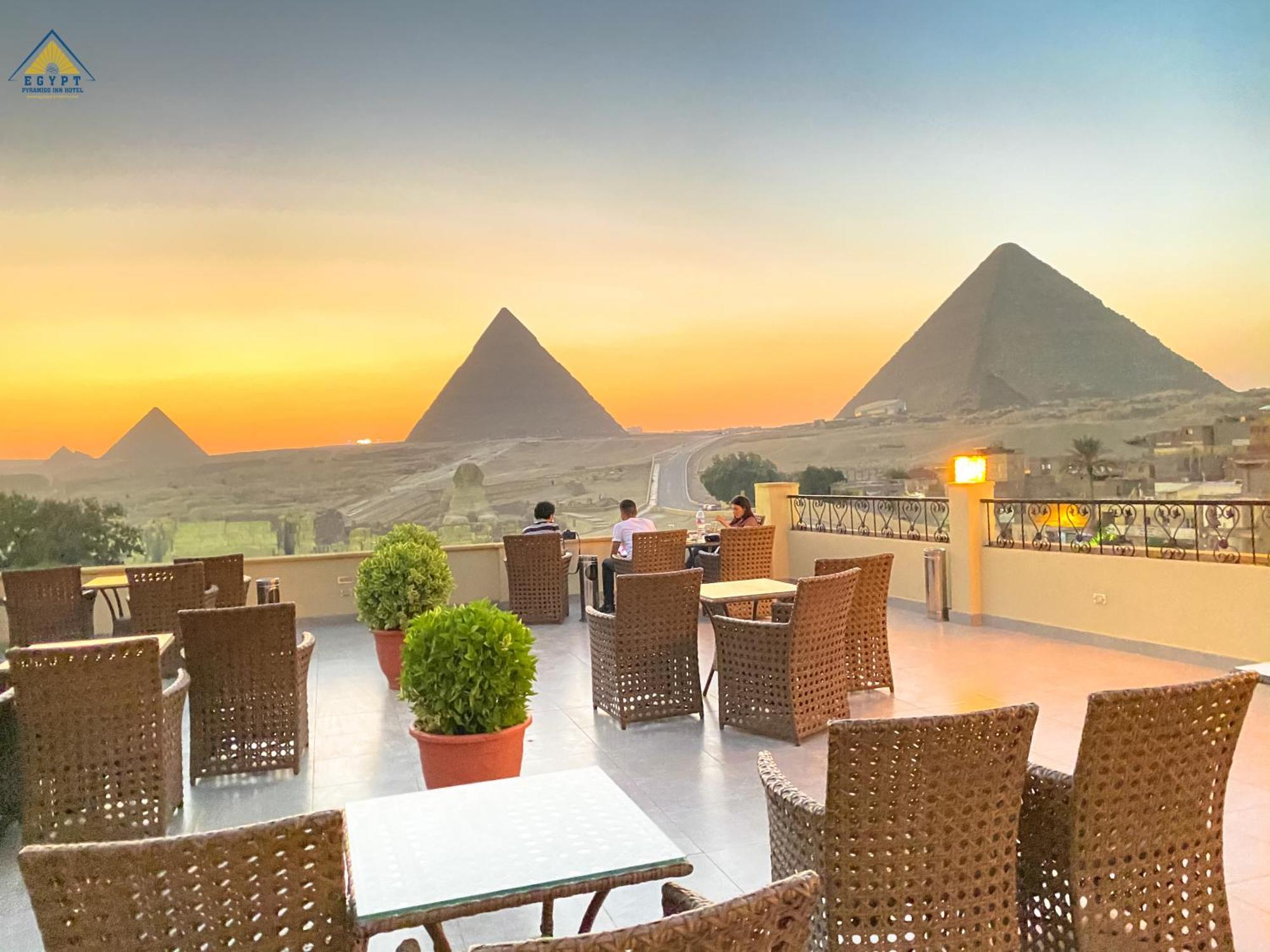 Egypt Pyramids Inn Kafret el-Gabal Kültér fotó